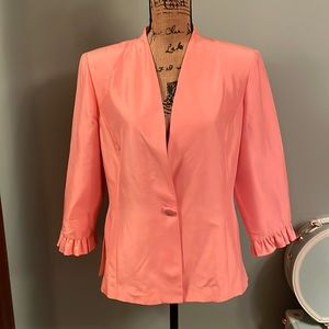Maggy London for Parisian silk jacket. Size 14.